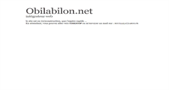 Desktop Screenshot of obilabilon.net